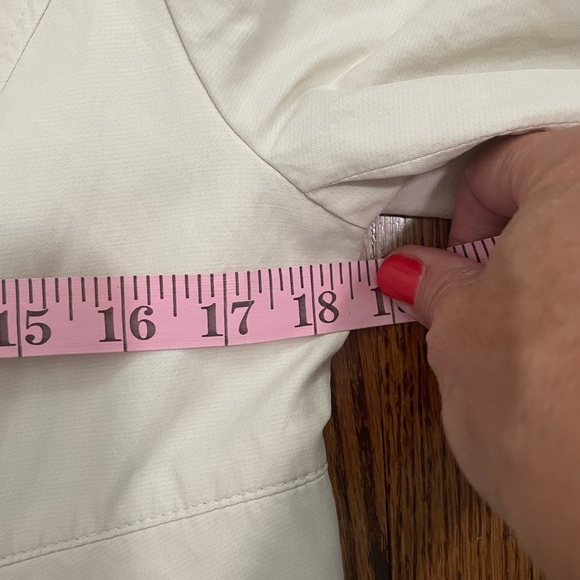 Ann Taylor Loft Petites Lightweight Rain Jacket Beige Size Medium Petite - Picture 11 of 13